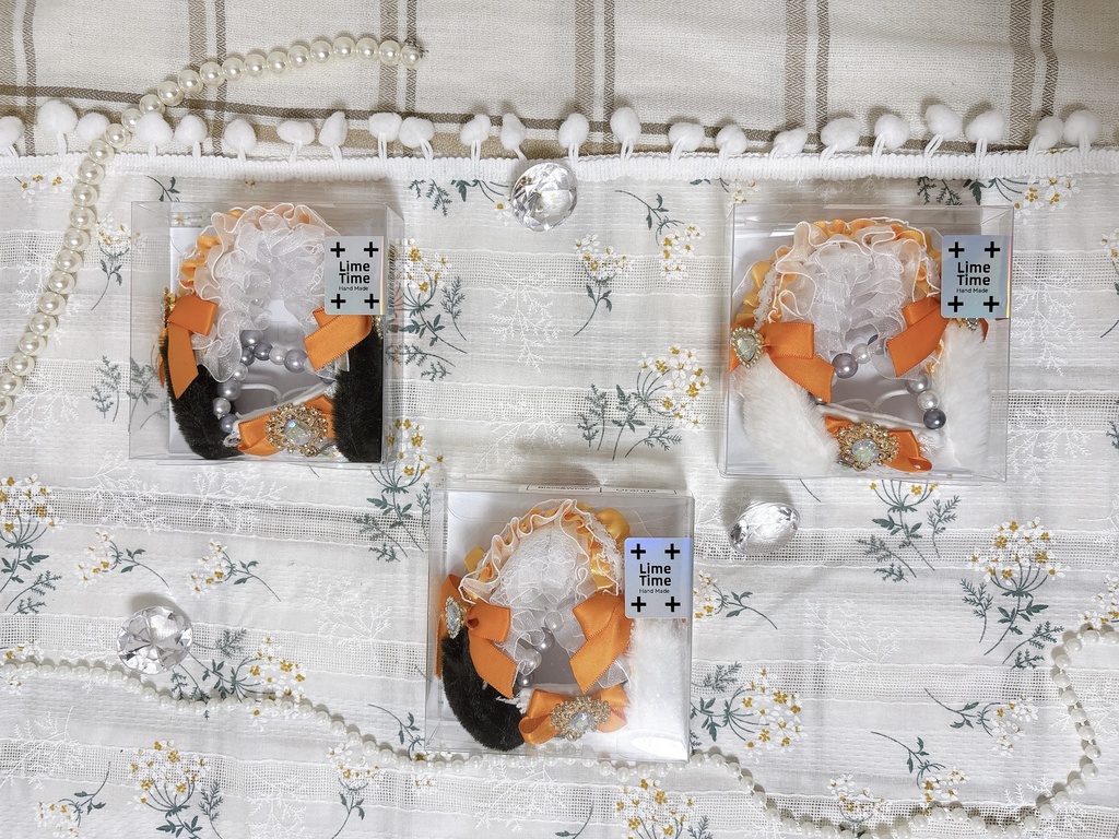 【usamimi】ヘッドドレスセット Orange
