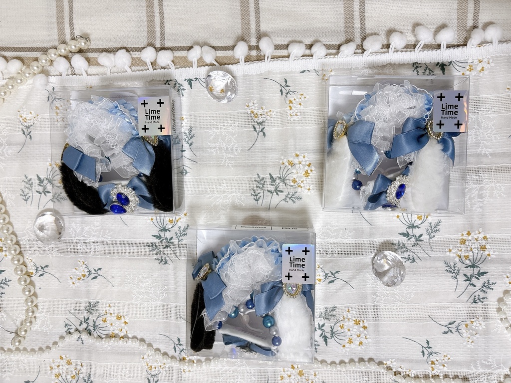 【usamimi】ヘッドドレスセット Blue