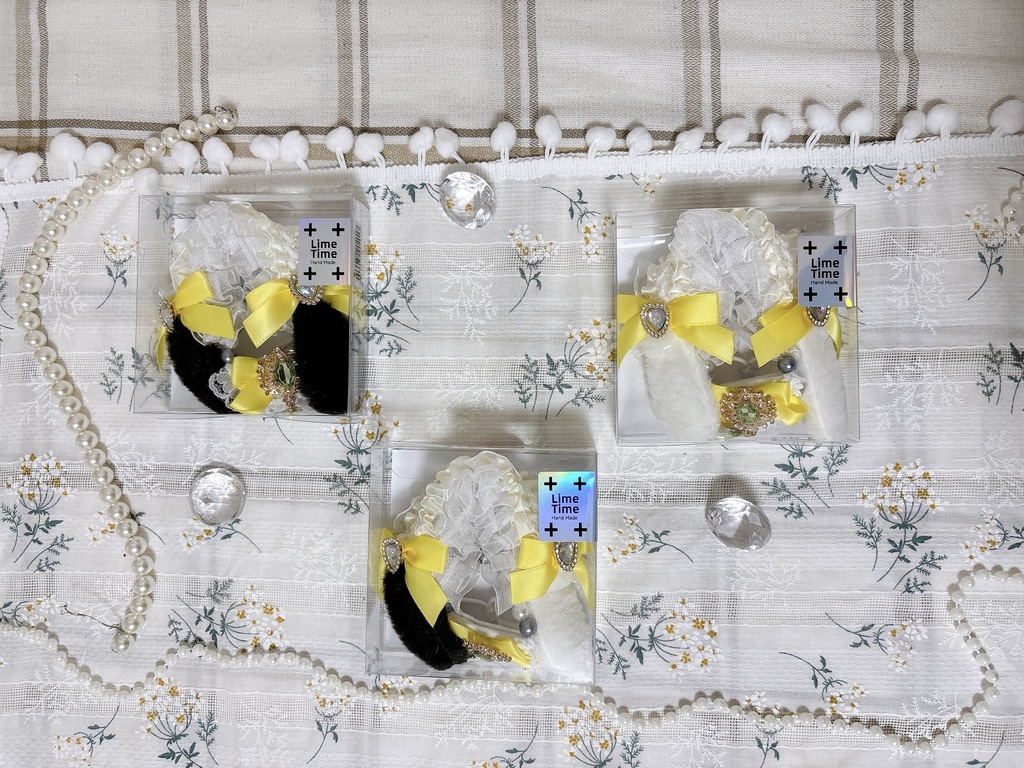 【usamimi】ヘッドドレスセット Lemon Yellow