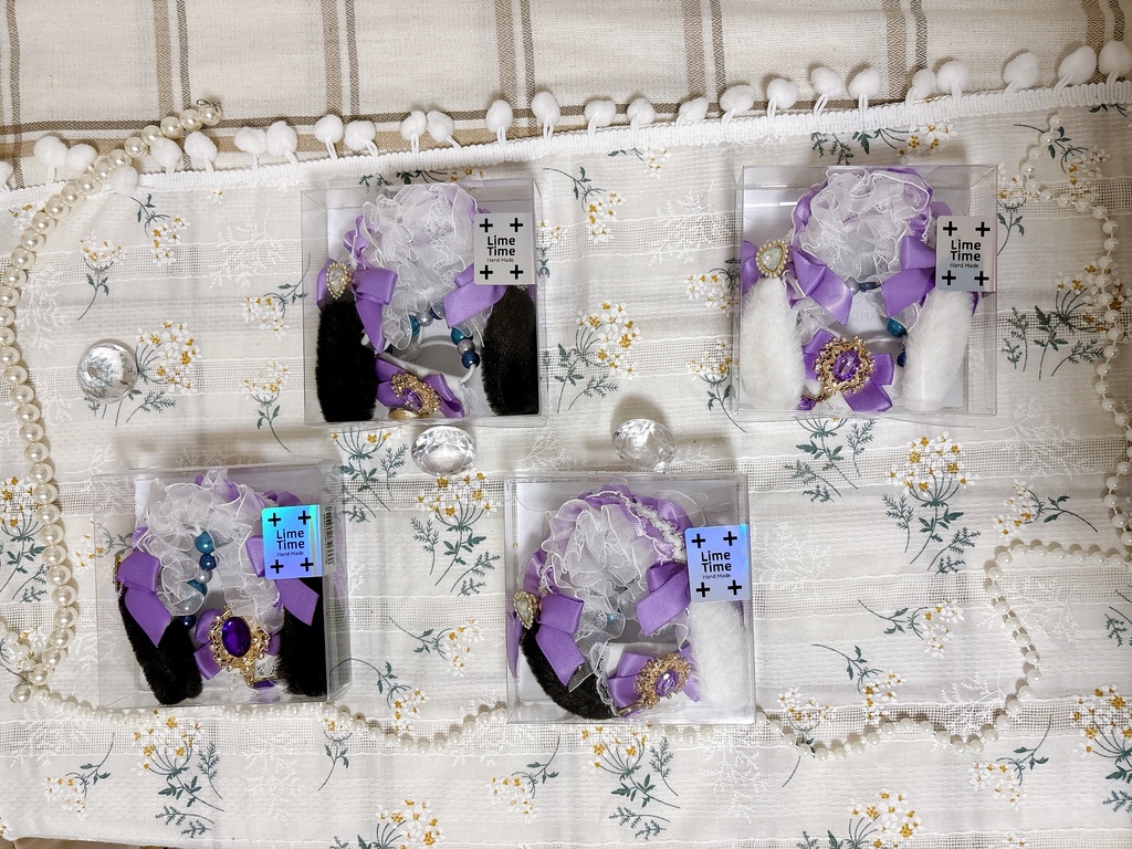【usamimi】ヘッドドレスセット Purple