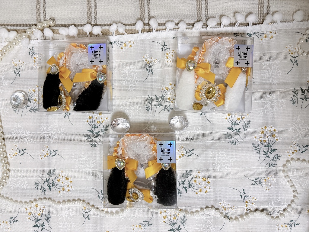 【usamimi】ヘッドドレスセット Light Orange