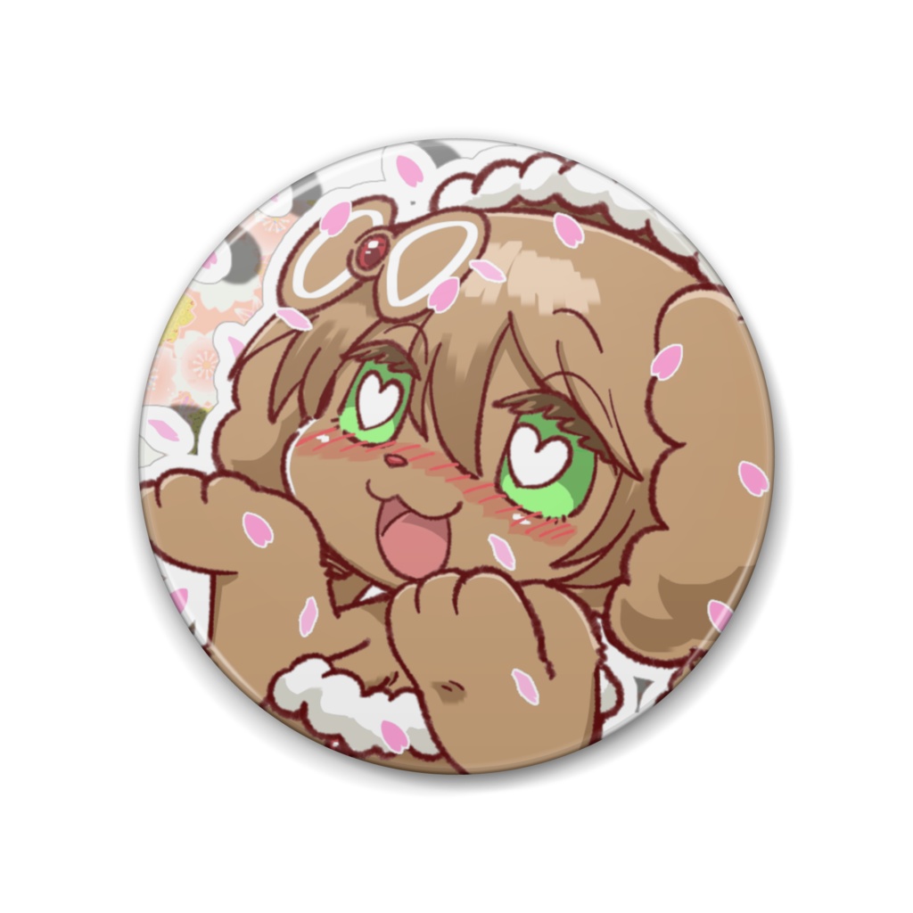 クッキー春缶バッジ