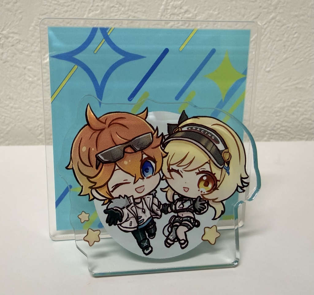 タル蛍アクリルメモスタンド