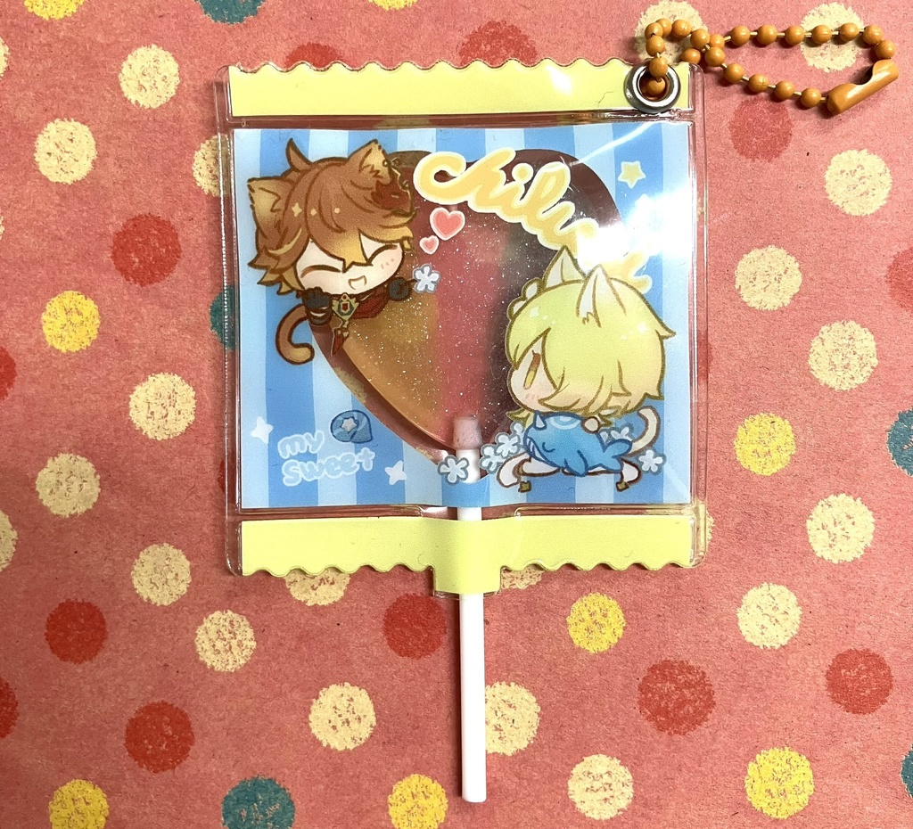 タル蛍ロリポップキャンディキーホルダー