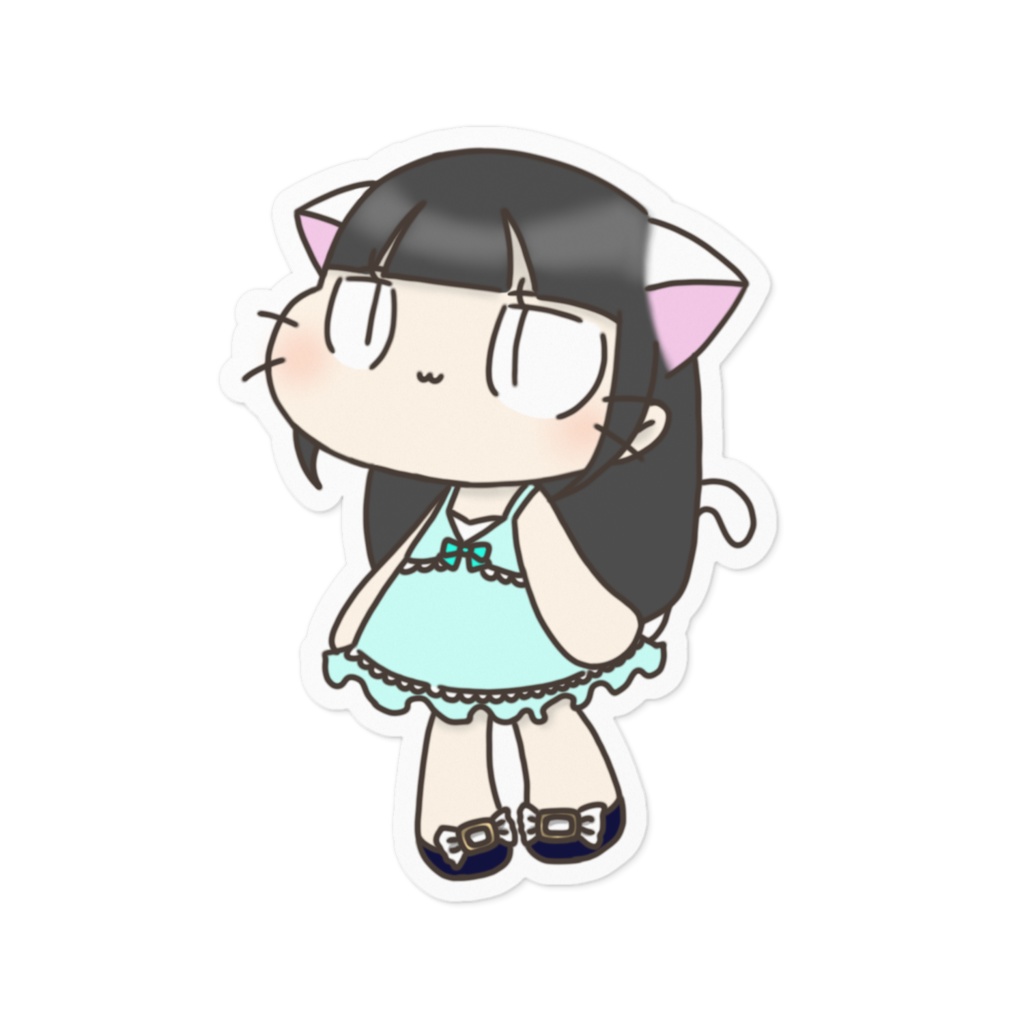 あゆにゃんステッカー(ﾉｰﾏﾙ)