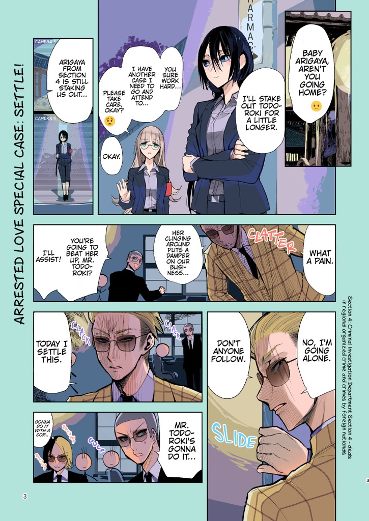 Arrested Love SPECIAL CASES CHAPTER1-The story of a YAKUZA and a Evil-eyed Female detective-
