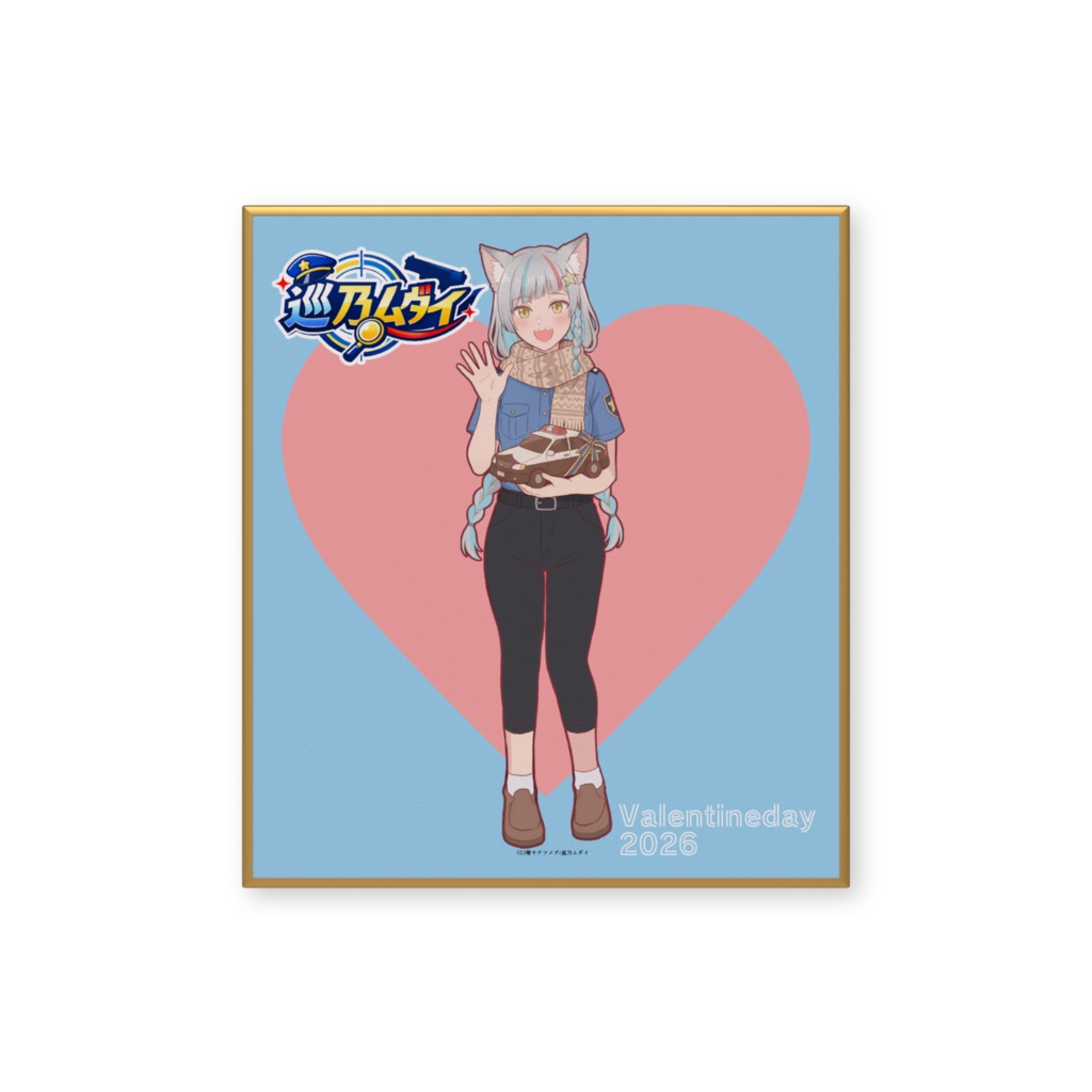 【2026年3月1日まで限定販売】巡乃ムダイのミニ色紙【女刑事実況】