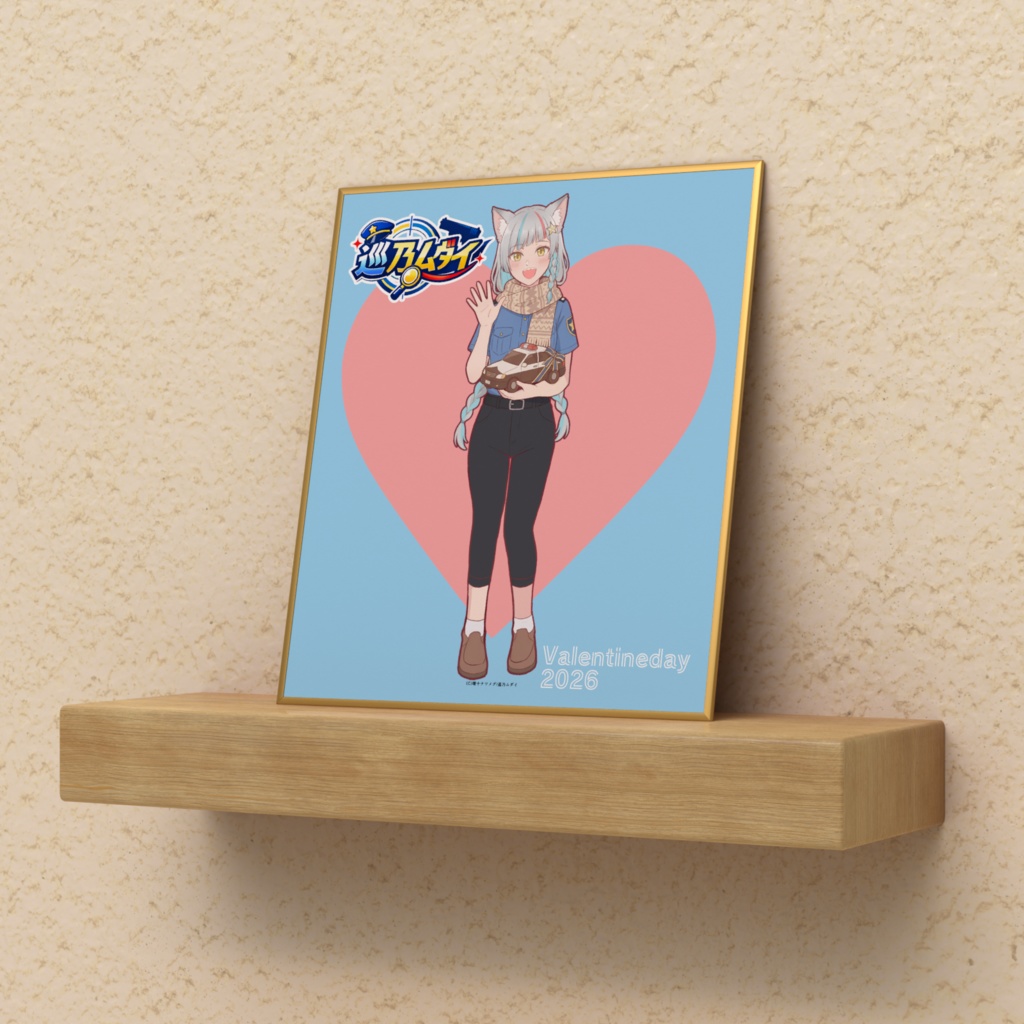 【2026年3月1日まで限定販売】巡乃ムダイのミニ色紙【女刑事実況】