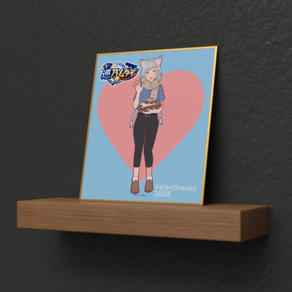 【2026年3月1日まで限定販売】巡乃ムダイのミニ色紙【女刑事実況】