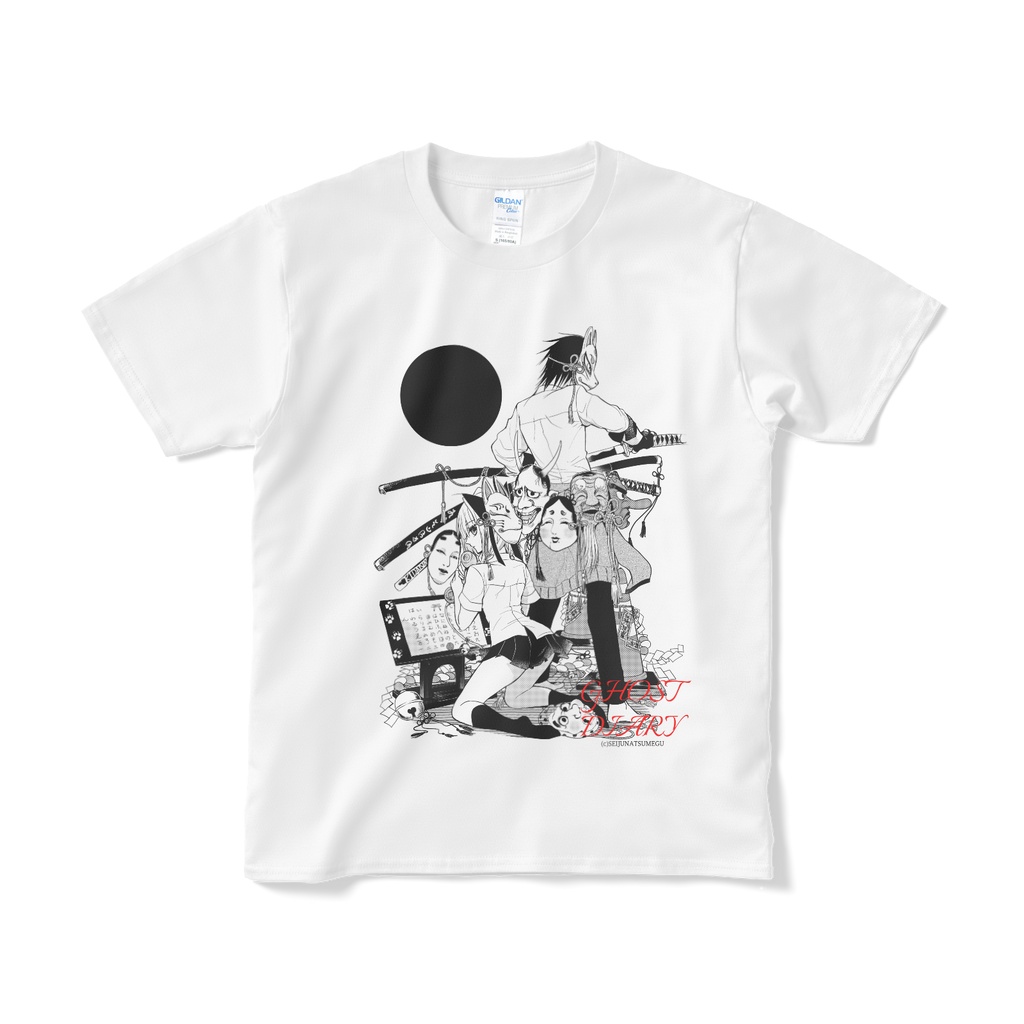 GHOSTDIARY[カイダンにっき] Tシャツ-落日-