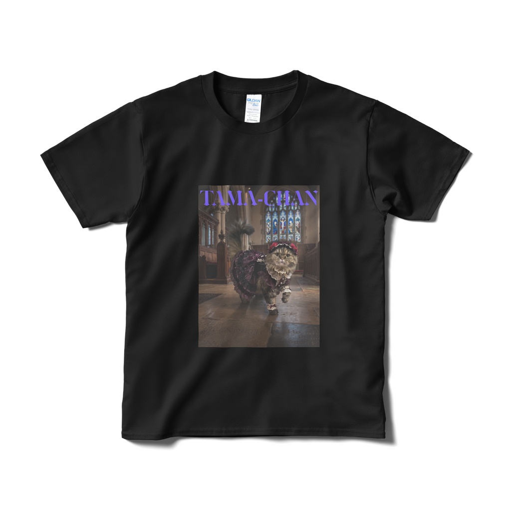 ゴスロリ猫Tシャツ[goth cat]