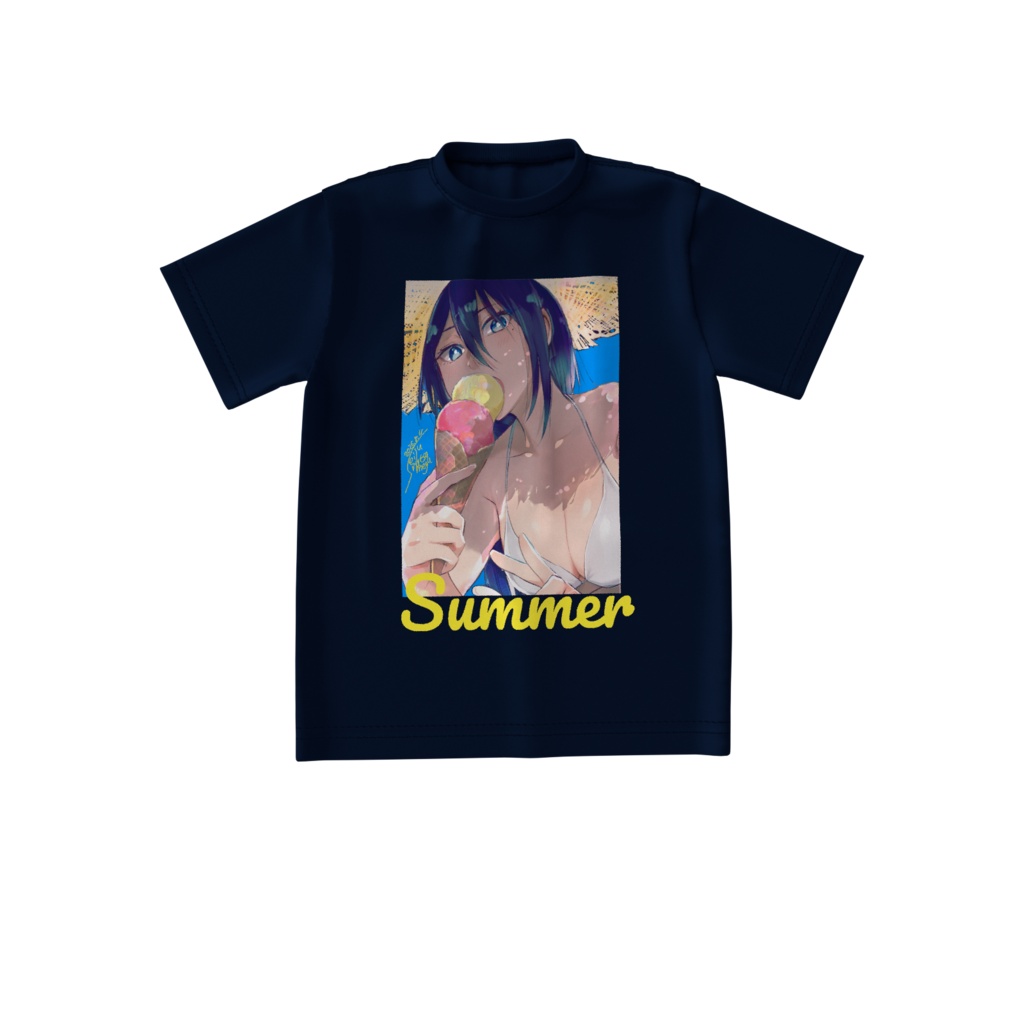 ヤク目ビックシルエットTシャツ「残暑見舞い申し上げます2026」