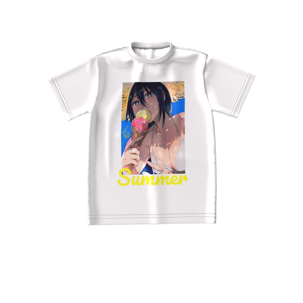 ヤク目ビックシルエットTシャツ「残暑見舞い申し上げます2026」