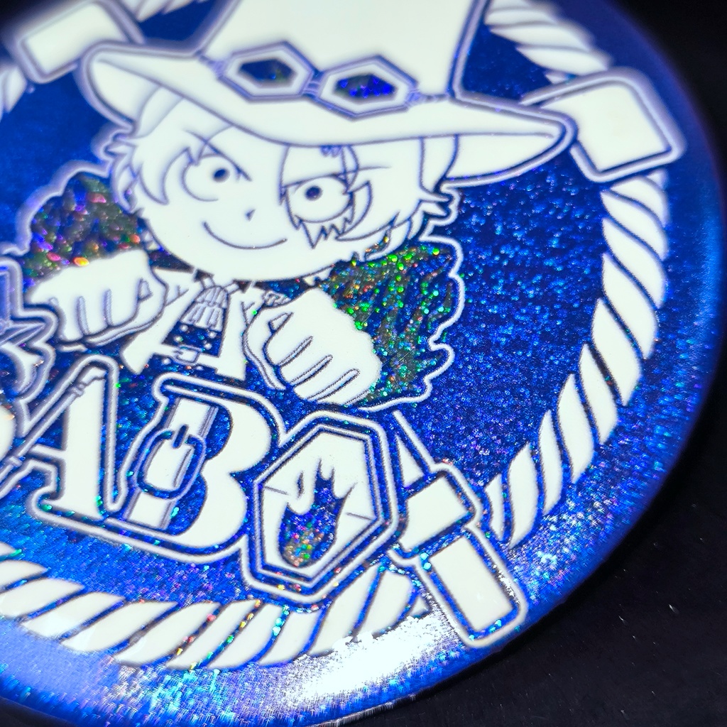 【ONE PIECE】UVエンボス・キラキラ缶バッジ — バラ売り