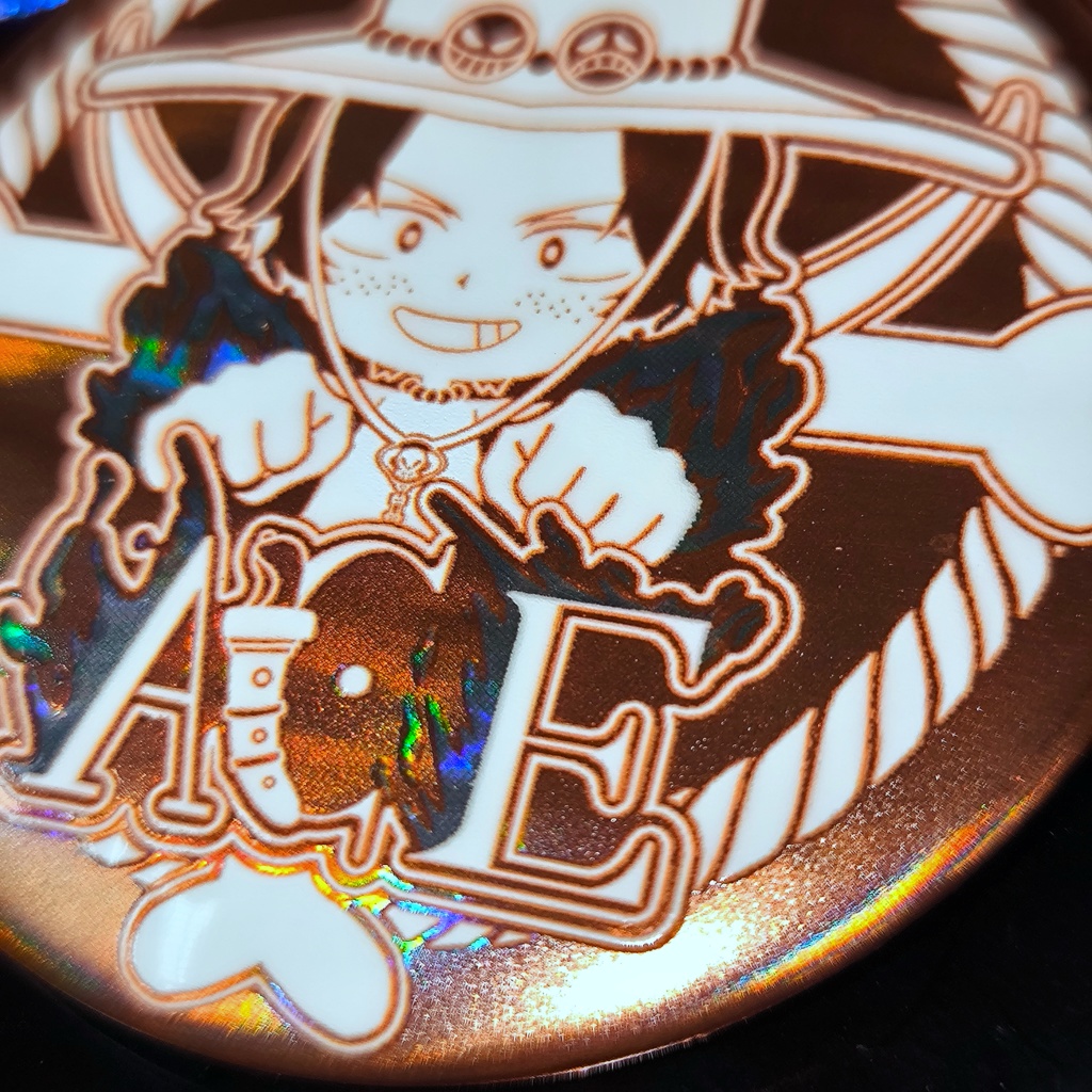 【ONE PIECE】UVエンボス・キラキラ缶バッジ — バラ売り