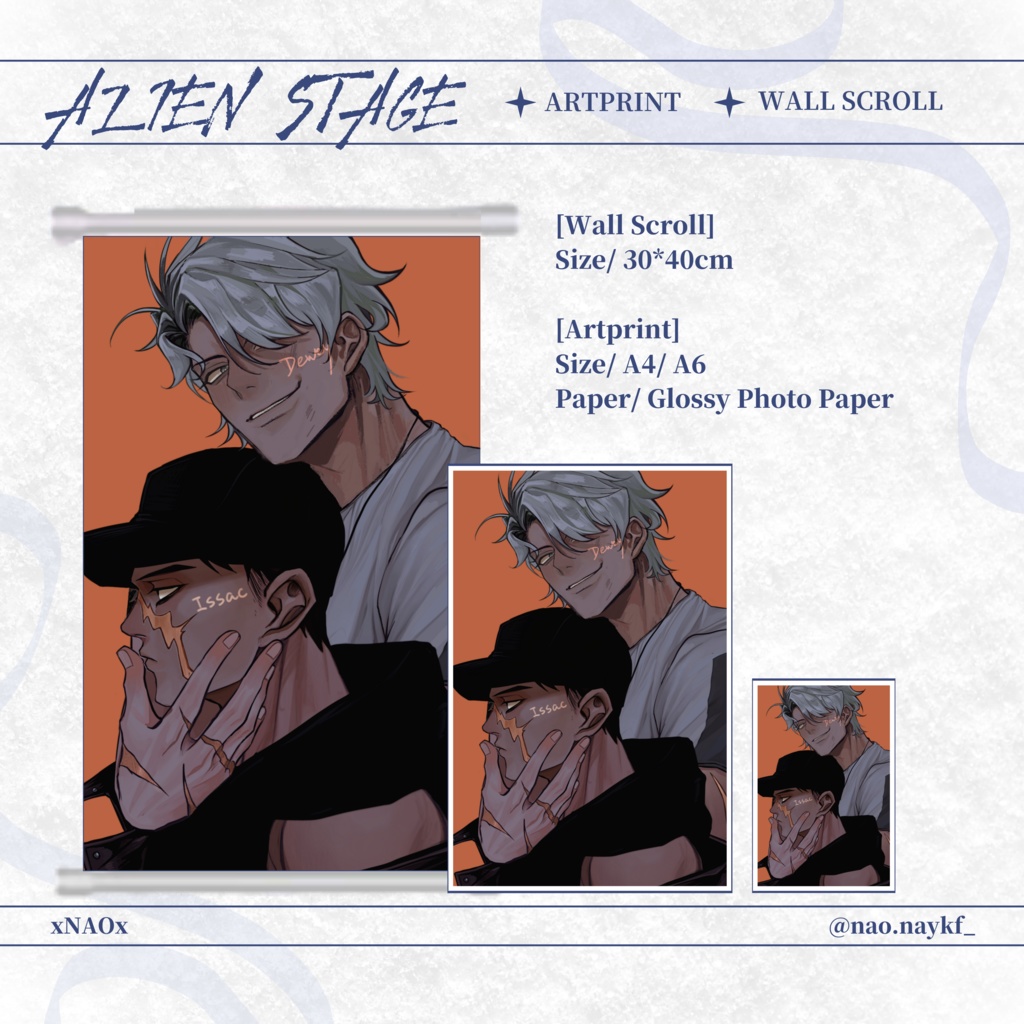 【Alnst エイステ】ポストカード・ポスータ・掛け絵