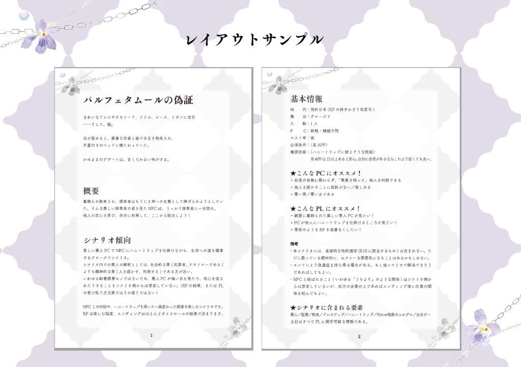 パルフェタムールの偽証 SPLL:E198054