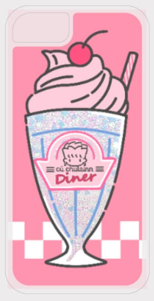 クー・フーリンダイナーiPhoneケース(グリッター)