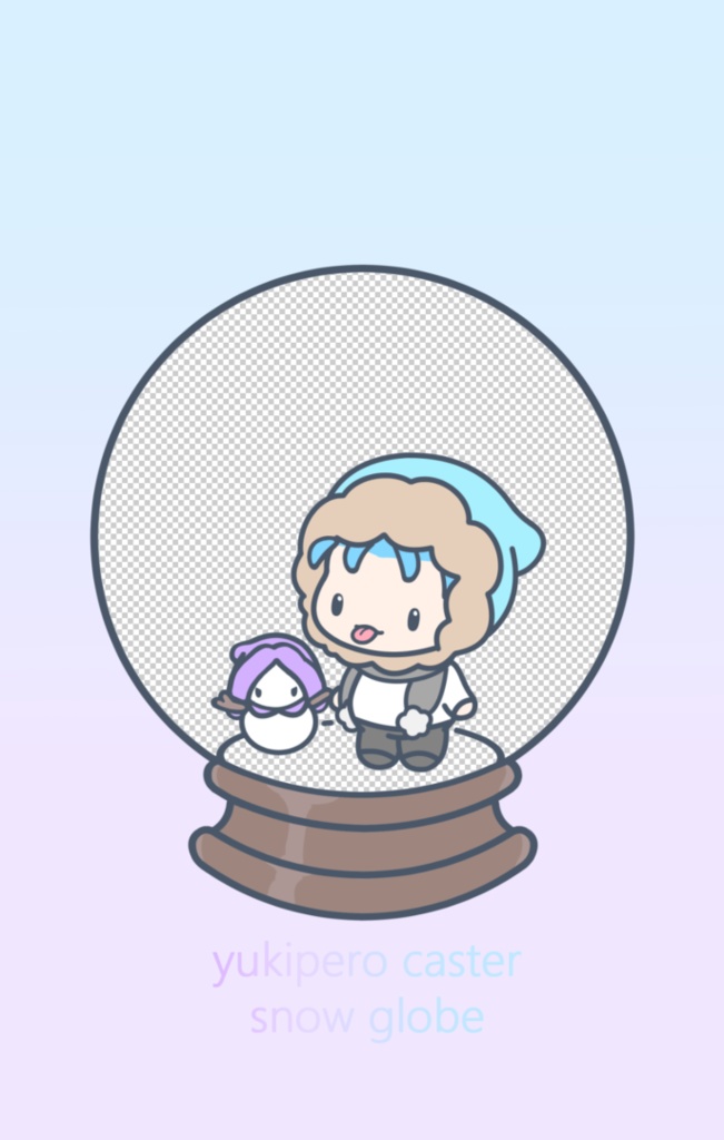 キャスニキスノードームiPhoneケース(グリッター)