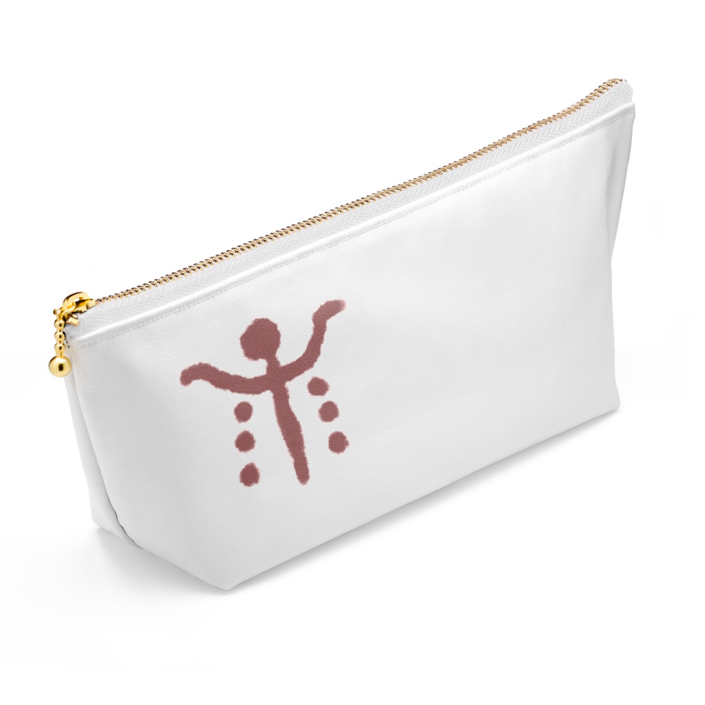 淀みポーチ 白 (Illustrated by 井の中)