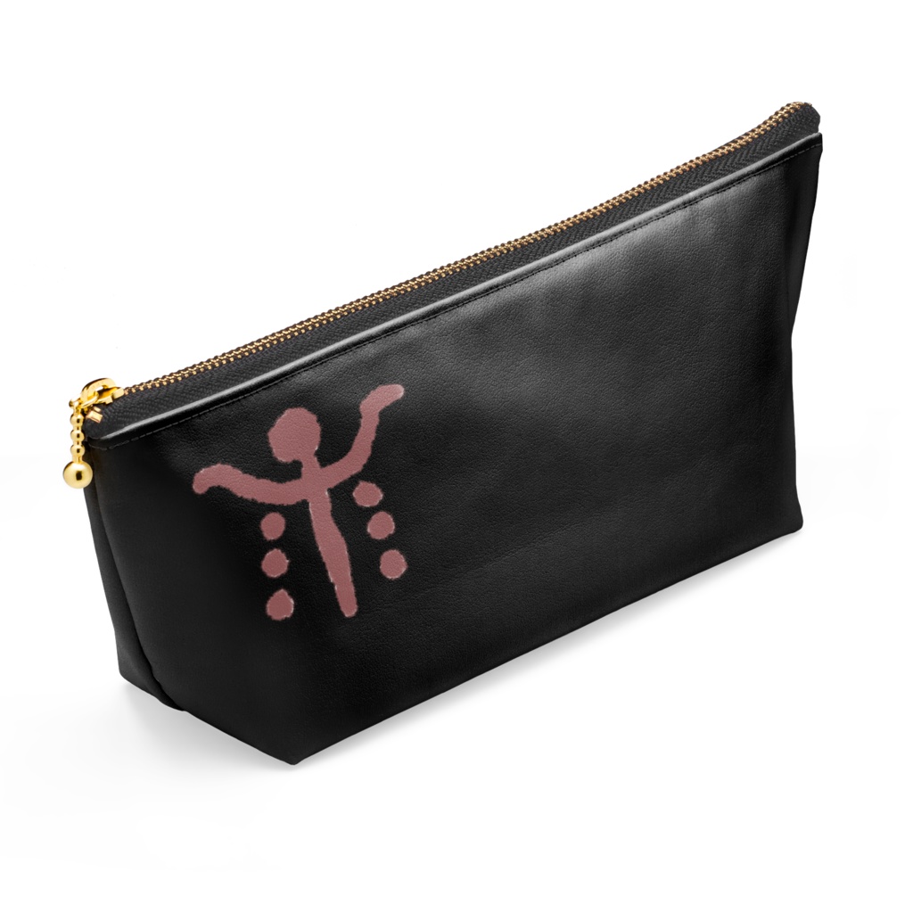 連盟カレルポーチ 黒(Illustrated by 井の中)