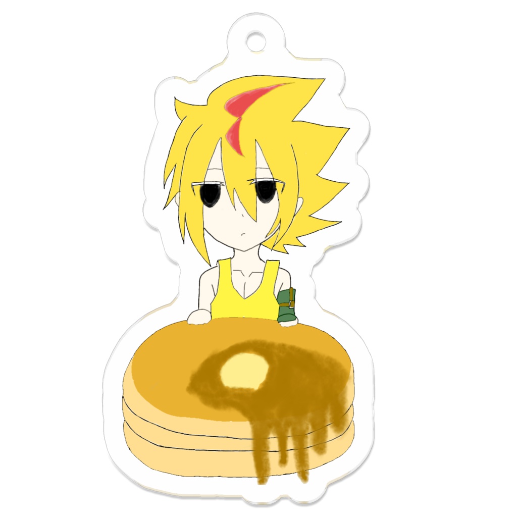 フリー×パンケーキ アクリルキーホルダー