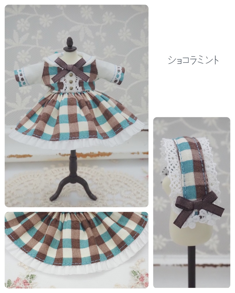 ショコラの半袖ワンピース