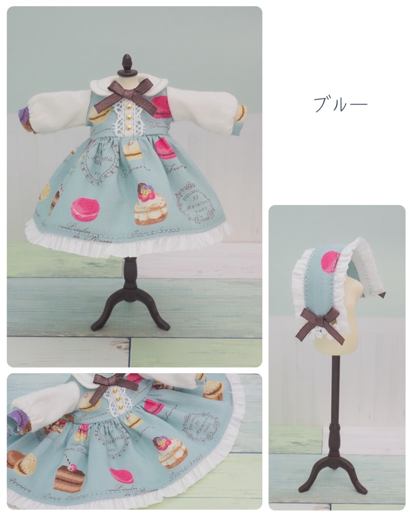 スイーツ柄のワンピース