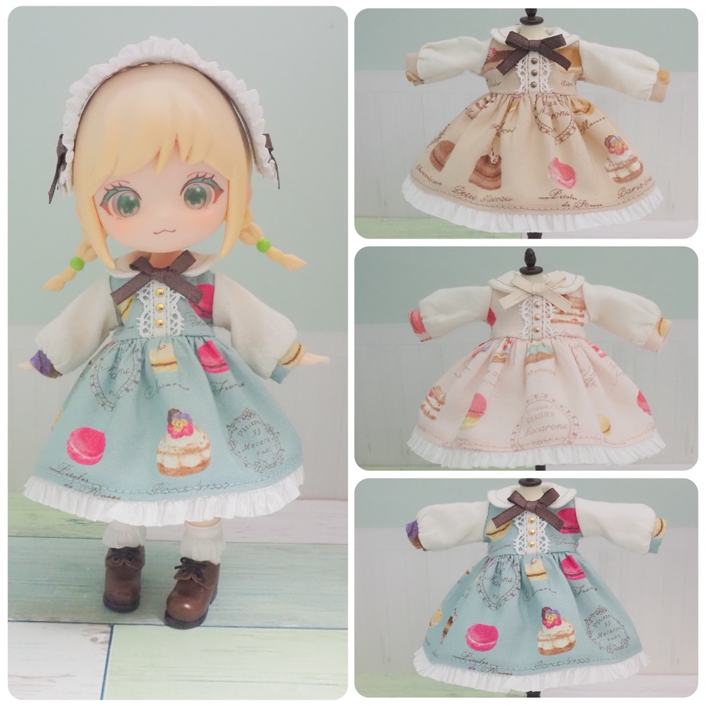 スイーツ柄のワンピース