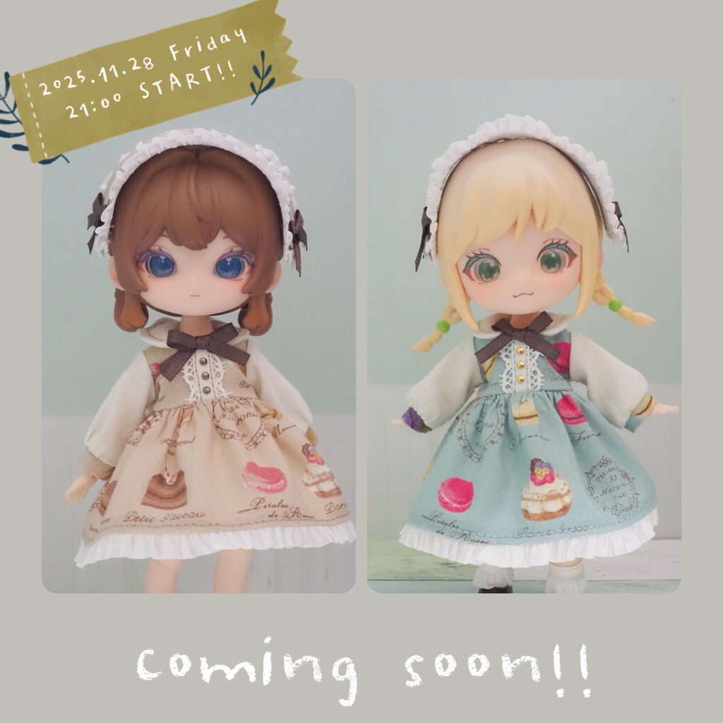 スイーツ柄のワンピース