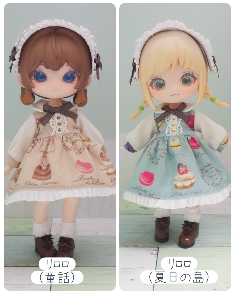 スイーツ柄のワンピース