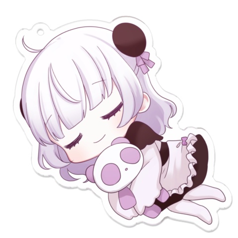 ぱぴばがすやすや💤アクリルキーホルダー