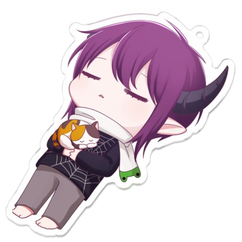 ぱぴばがすやすや💤アクリルキーホルダー