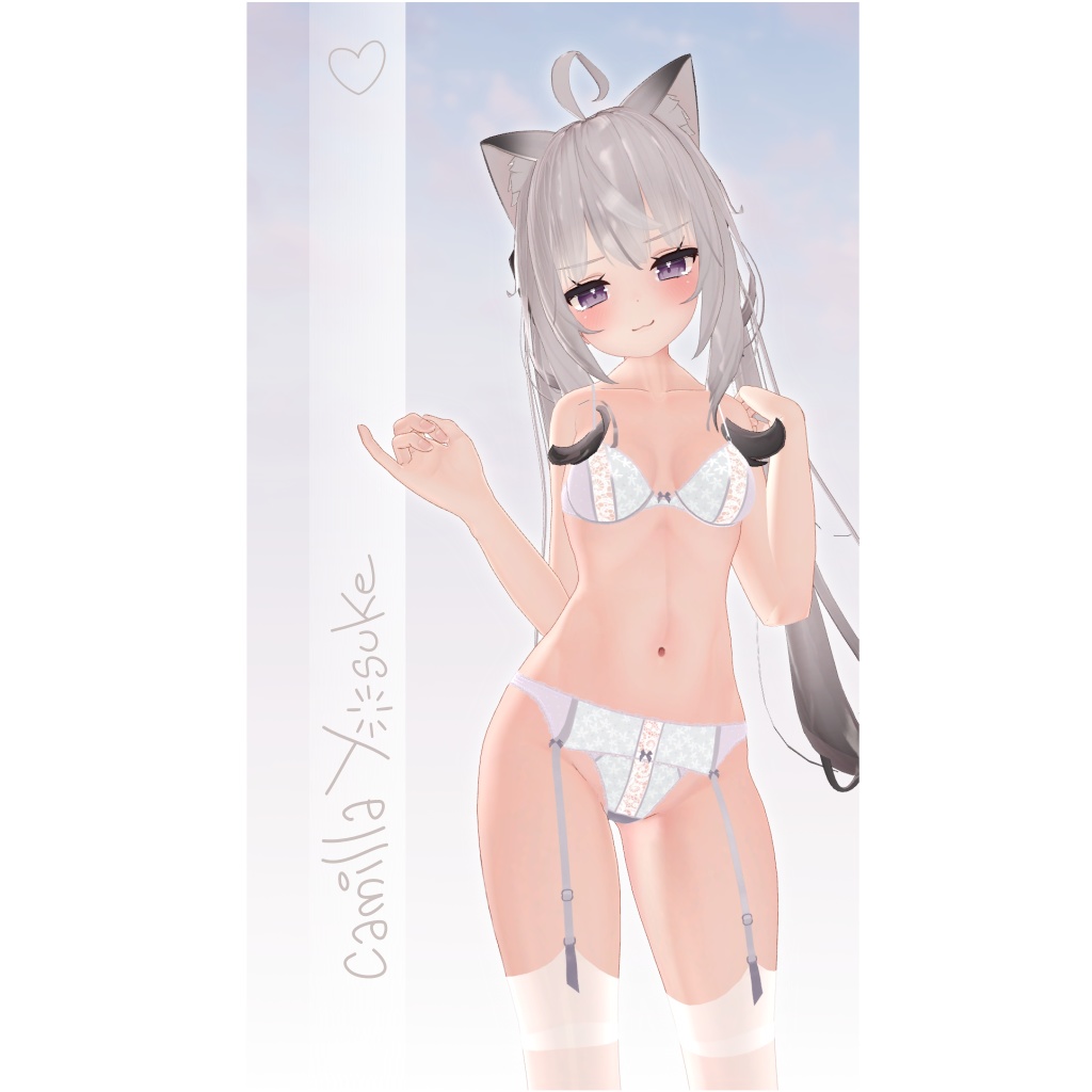 「MAYA」のラベンダーランジェリーセット - 下着 - Lavender Lingerie Underwear set for "MAYA"