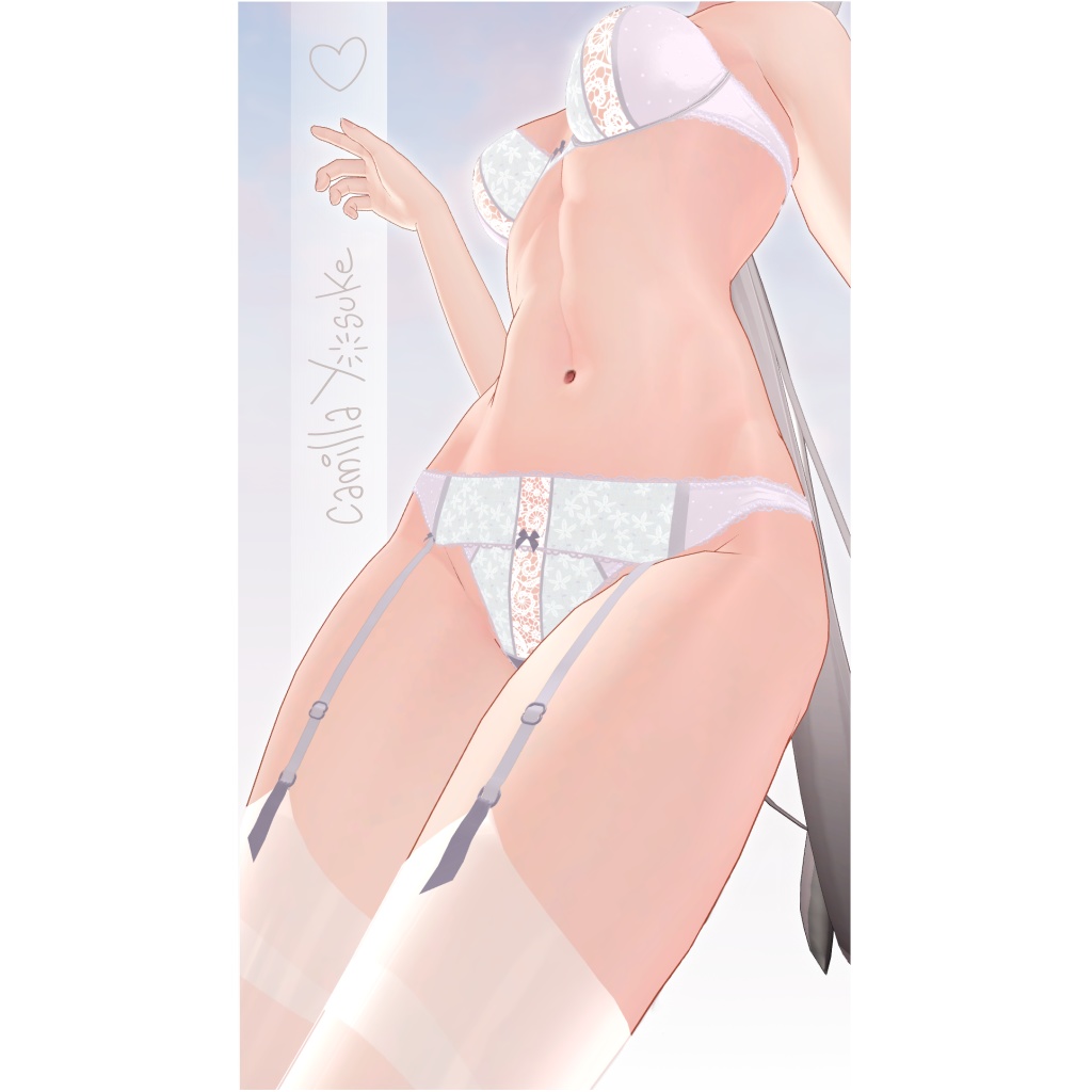 「MAYA」のラベンダーランジェリーセット - 下着 - Lavender Lingerie Underwear set for "MAYA"