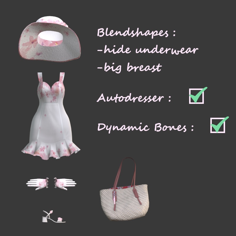 「MAYA」のための 「春のドレス衣装」 - "Spring Dress Outfit" for "MAYA" by camilla Yosuke