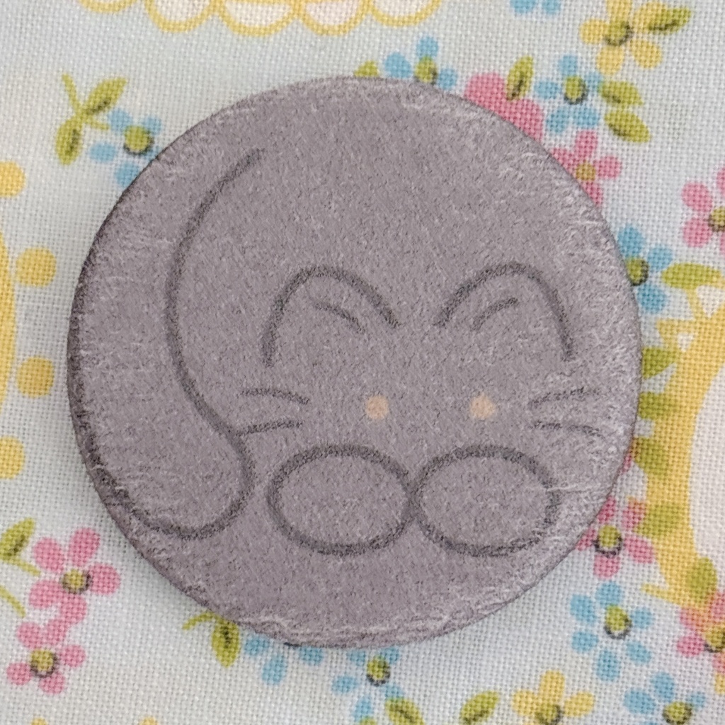 えいゆうねこバッジ