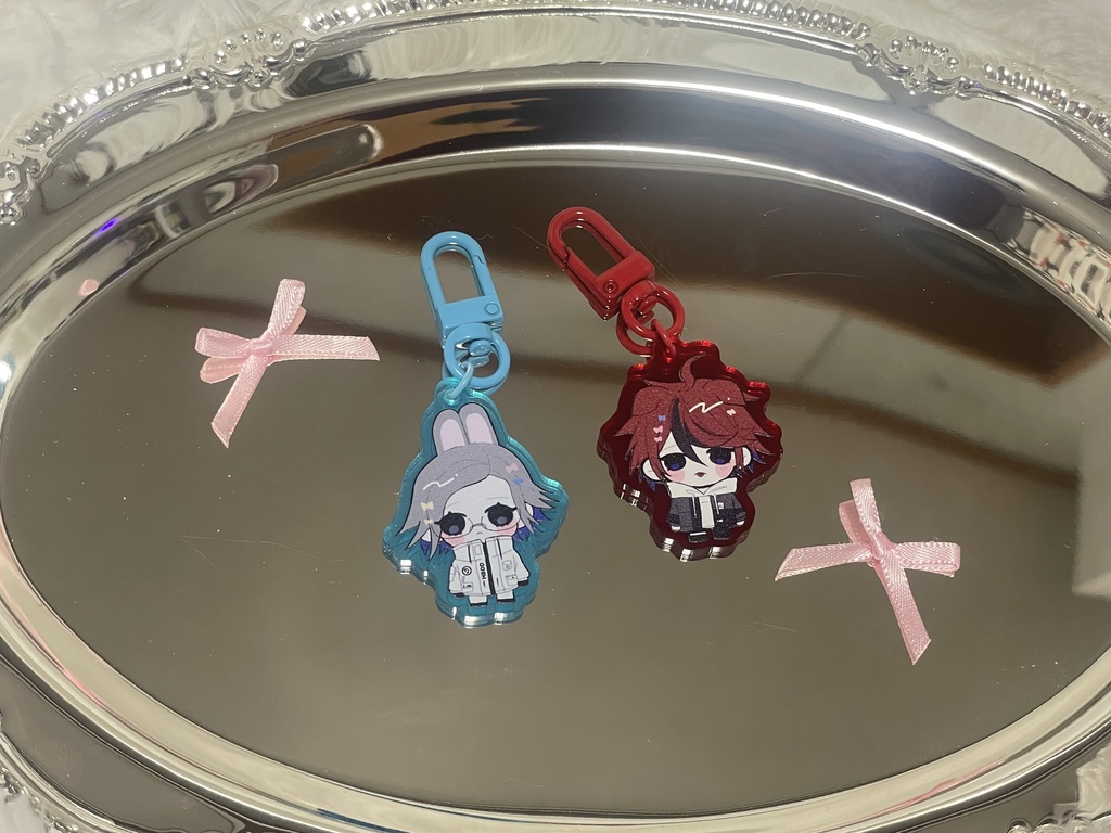 ハンドレッドライン 蒼月と澄野ミニアクキーセット