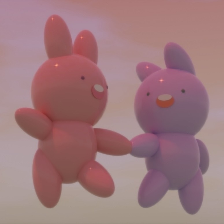 【うさんぬ】きらきらアクキー(夕焼け)