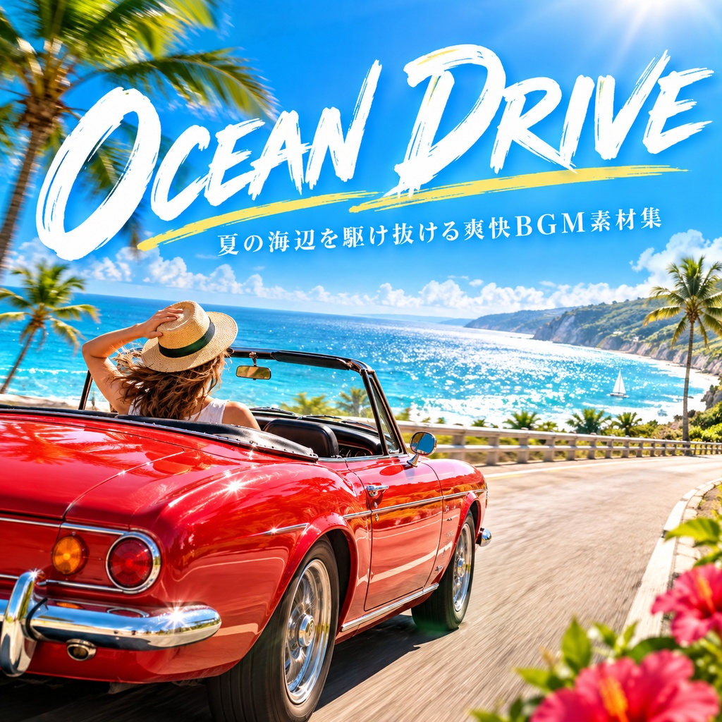 【5曲】OCEAN DRIVE｜夏の海辺を駆け抜ける爽快BGM素材集