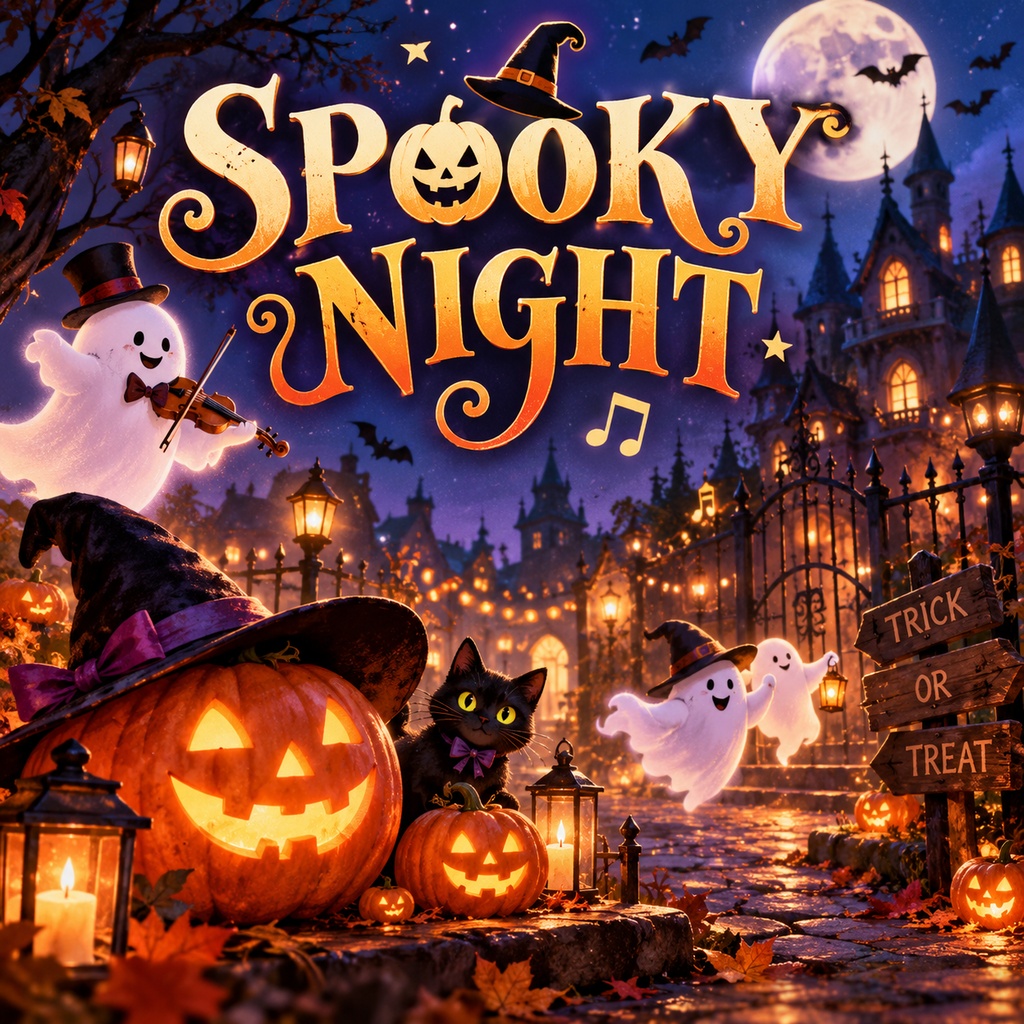 【5曲】SPOOKY NIGHT|怪しく楽しいハロウィンBGM素材集