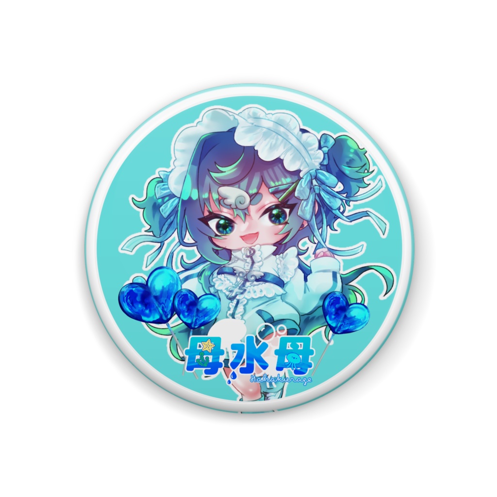 【天使界隈衣装】母水母【缶バッジ】