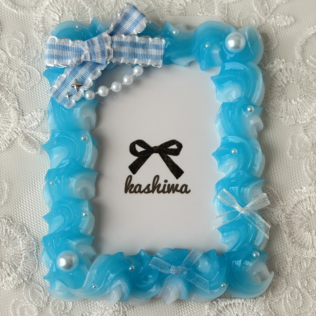 ホイップデコ 硬質ケースデコ トレカケースデコ b8 リボン