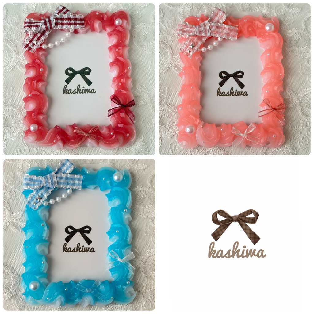 ホイップデコ 硬質ケースデコ トレカケースデコ b8 リボン