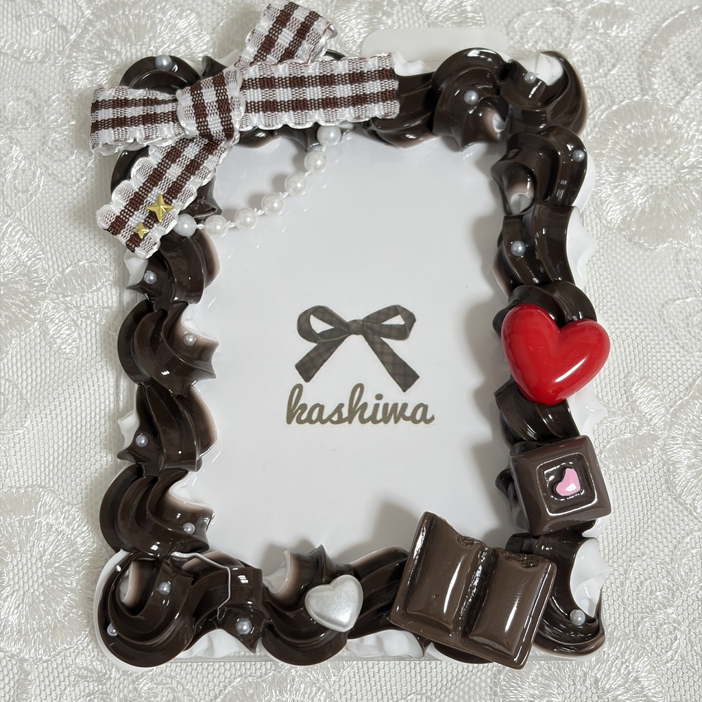 ホイップデコ トレカケースデコ 硬質ケースデコ b8 バレンタイン チョコ