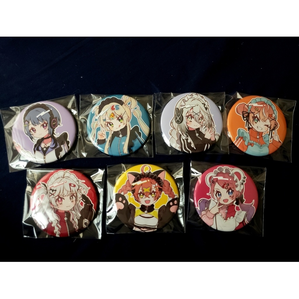 57mmジャージメイド缶バッジ（7種）