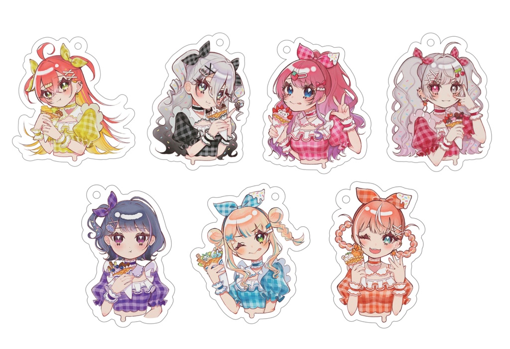 ミニアクキー（全7種、5cm）