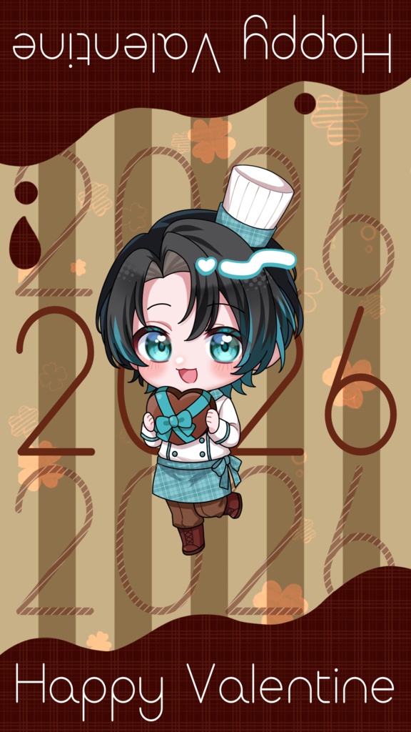 2026　バレンタイン壁紙🍫