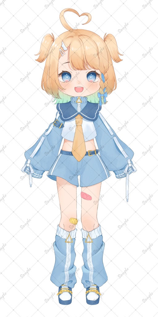 IRIAM配信用 立ち絵【体操着ちゃん】汎用モデル