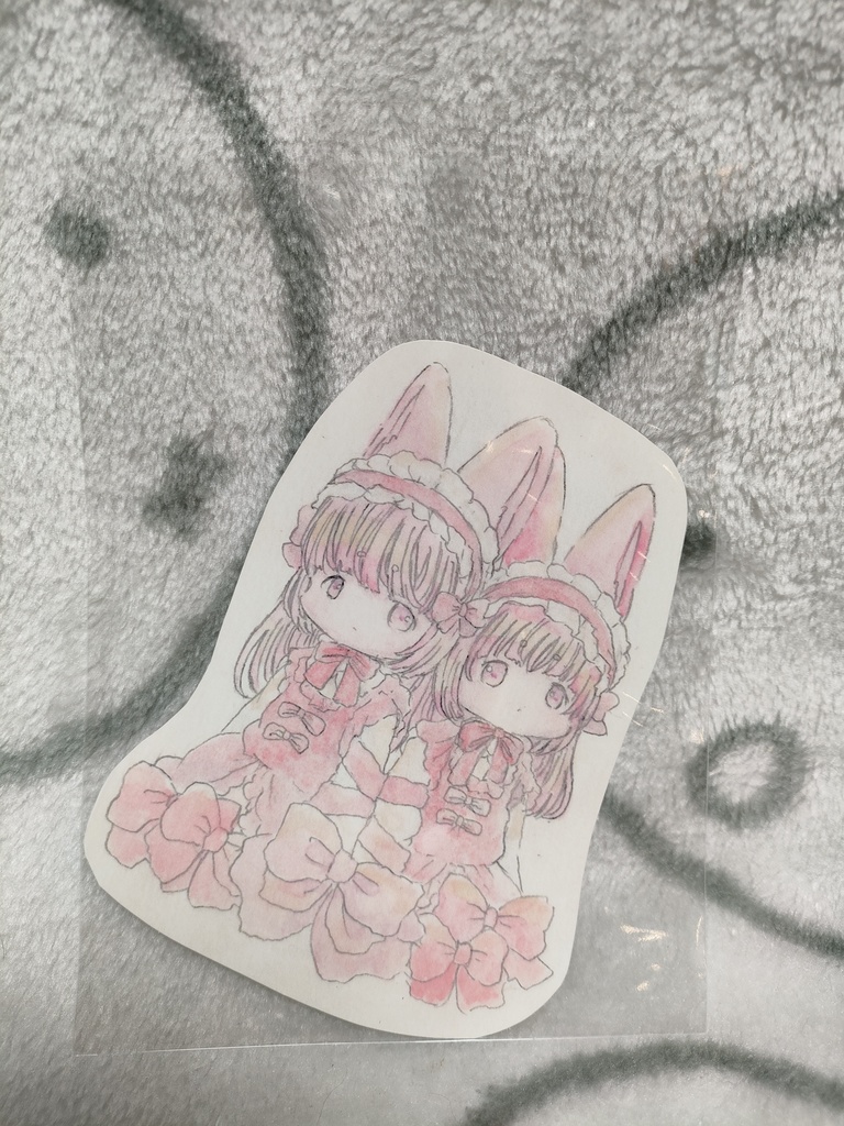 防水ステッカー　し